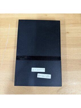 Sony Play Station 2 Slim SCPH-70011 Console Black PS2 Parts Repair Powers On